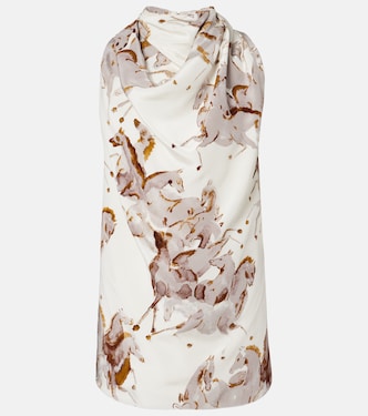 Sleary draped silk top | Altuzarra