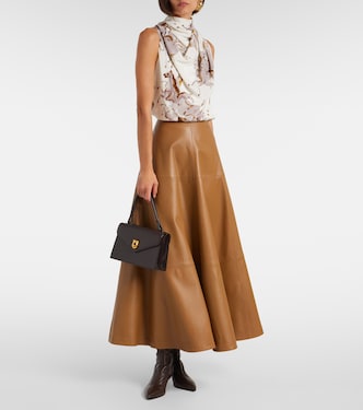 Top Sleary de seda drapeado | Altuzarra