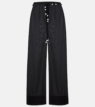 Azura cotton wide-leg pants | SIR