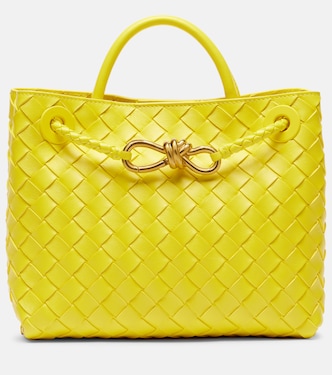 Andiamo Small Intrecciato leather shoulder bag | Bottega Veneta