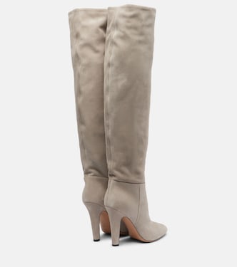 Elsa 100 suede over-the-knee boots | Paris Texas