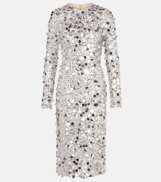 Vestido midi con lentejuelas | Dolce&Gabbana
