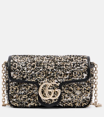 Schultertasche GG Marmont aus Tweed | Gucci