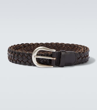 x Aaron Levine braided leather belt | Studio Nicholson