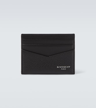 Logo leather card holder | Givenchy