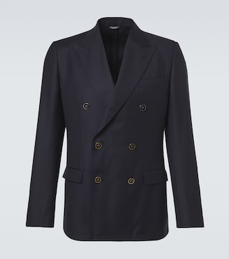 Double-breasted virgin wool blazer | Dolce&Gabbana