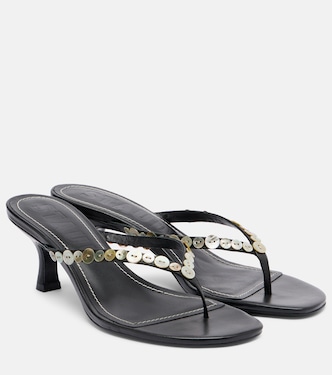 Freja leather thong sandals | Staud