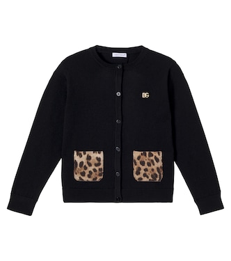 Virgin wool cardigan | Dolce&Gabbana Kids