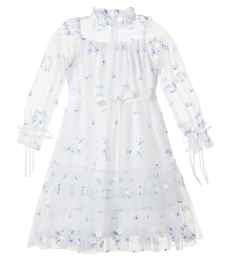 Floral embroidered tulle dress | Petite Amalie  