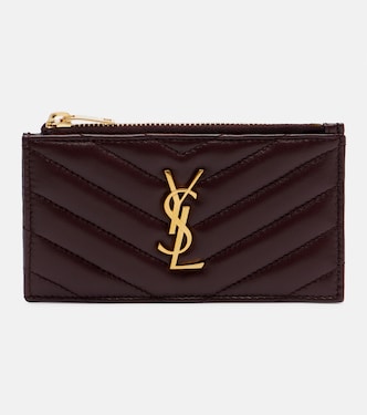 Cassandre leather card holder | Saint Laurent