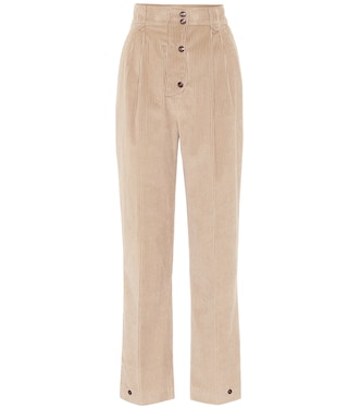 High-rise corduroy straight pants | Etro