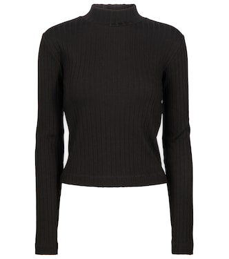 Jersey acanalado de cuello alto | Vince