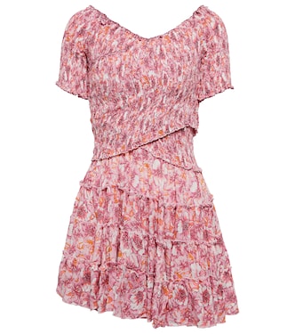Soledad printed minidress | Poupette St Barth
