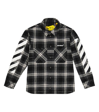 Camisa de franela a cuadros | Off-White Kids