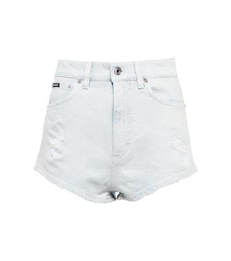 Short à taille haute en jean | Dolce&Gabbana