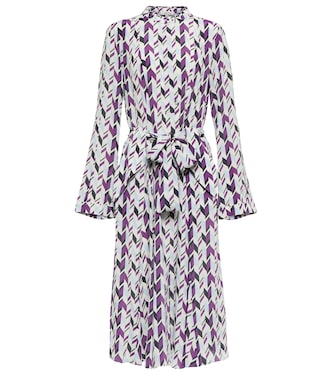 Robe midi Fluid Graphics imprimée | Dorothee Schumacher