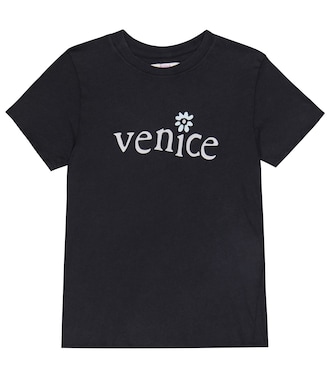 Printed cotton jersey T-shirt | ERL Kids