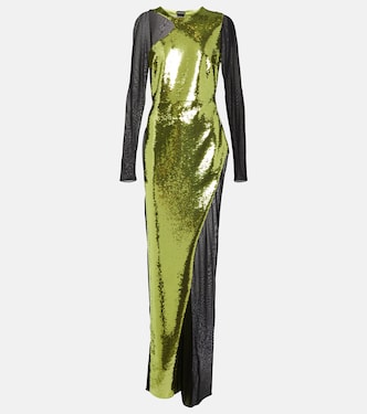 Liquid sequin and tulle gown | Tom Ford