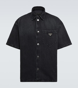 Camicia di jeans con logo | Prada