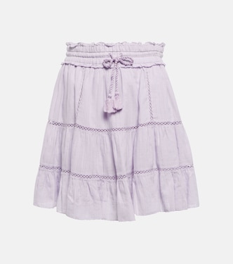 Mini-jupe Lioline en coton et lin mélangés | Marant Etoile