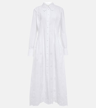 Embroidered midi shirt dress | Chloé