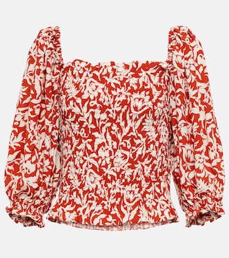 Bedrucktes Top aus Crêpe | Polo Ralph Lauren