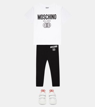 Set of logo T-shirt and Leggings | Moschino Kids