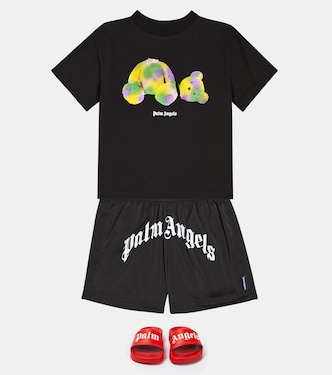 Ciabatte in gomma con logo | Palm Angels Kids