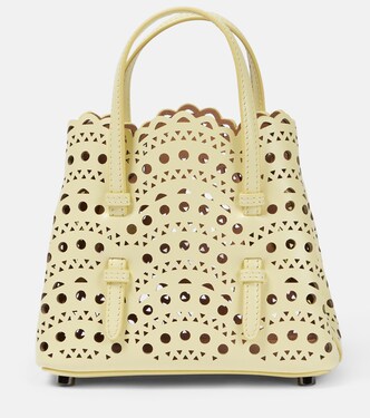 Tote Mina 16 Vienne Wave aus Leder | Alaïa