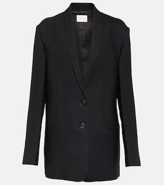 Blazer monopetto in lana con mantella | The Row
