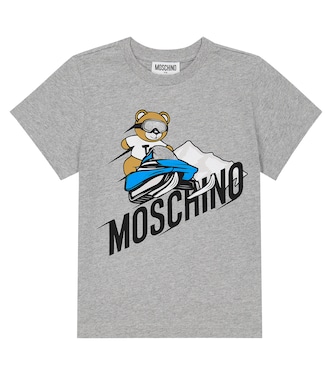 프린트 코튼 저지 티셔츠 | Moschino Kids