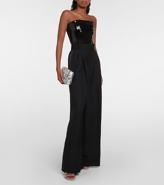 High-rise wool wide-leg pants | Alexandre Vauthier