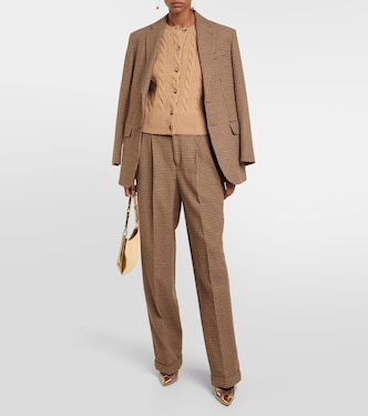 Cable-knit wool and cashmere cardigan | Polo Ralph Lauren