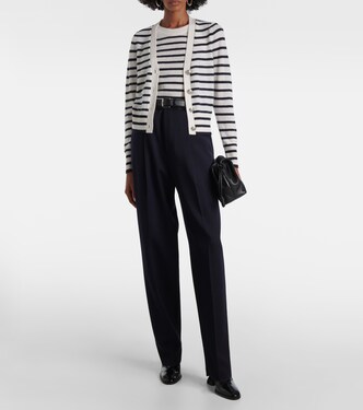 Tank top Myrick in cashmere a righe | Veronica Beard