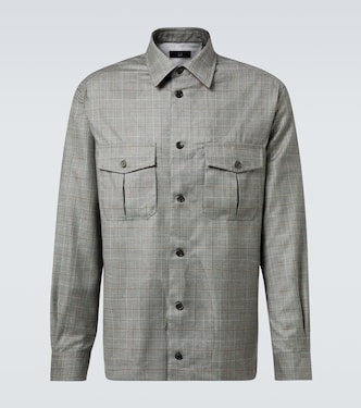 Checked wool overshirt | Dunhill