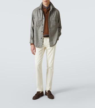 Checked wool overshirt | Dunhill