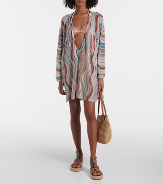 Minikleid aus Häkelstrick | Missoni