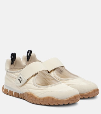 Bailarinas Mary Jane Tyre con ante | Miu Miu
