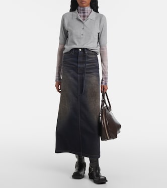 Polo in maglia di seta | Acne Studios
