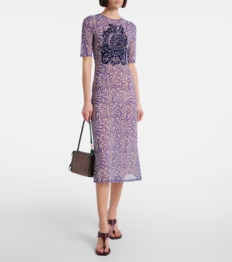 Bedrucktes Midikleid aus Mesh | Etro
