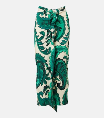 Paisley ruffled midi skirt | Etro