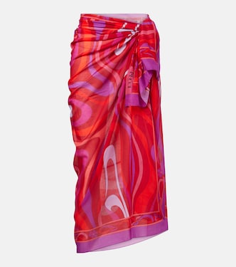 Marmo cotton beach cover-up | Pucci