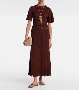 Imaginaire cotton-blend maxi dress | Eres