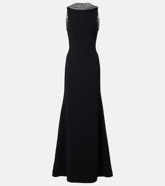 Verzierte Robe aus Cady | David Koma