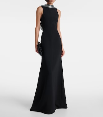 Verzierte Robe aus Cady | David Koma