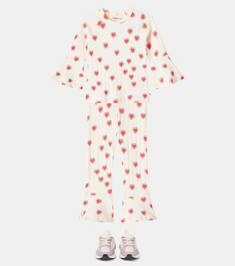 Schlaghose Outlined Hearts | Mini Rodini