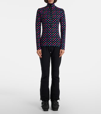 Cuori printed ski top | Goldbergh