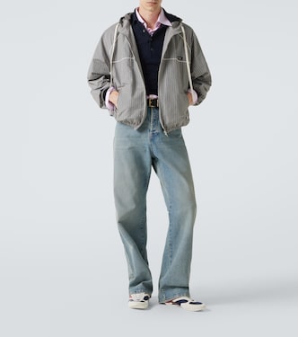 Checked technical jacket | Miu Miu