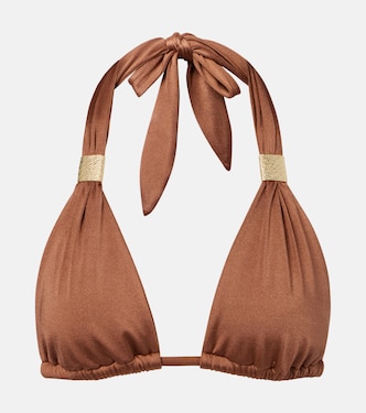 Grasse halterneck bikini top | Heidi Klein