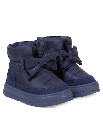 Bow-details ankle boots | Monnalisa